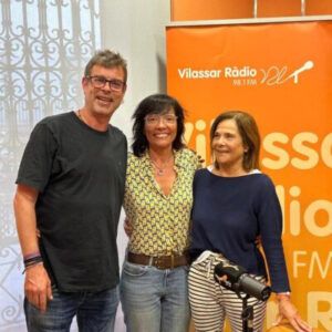 Montserrat martinez en Vilassar radio, despues de su entrevista sobre adicciones y drogodependencia
