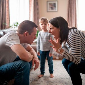 discusion de pareja que tambien afecta al hijo