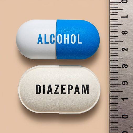 alcohol y diazepam | riesgos