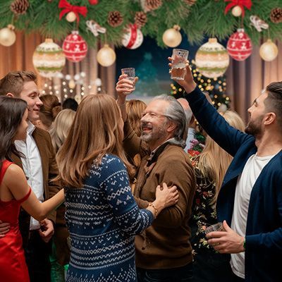 Adictos en fiestas de navidad: riesgos de estrategias de prevención