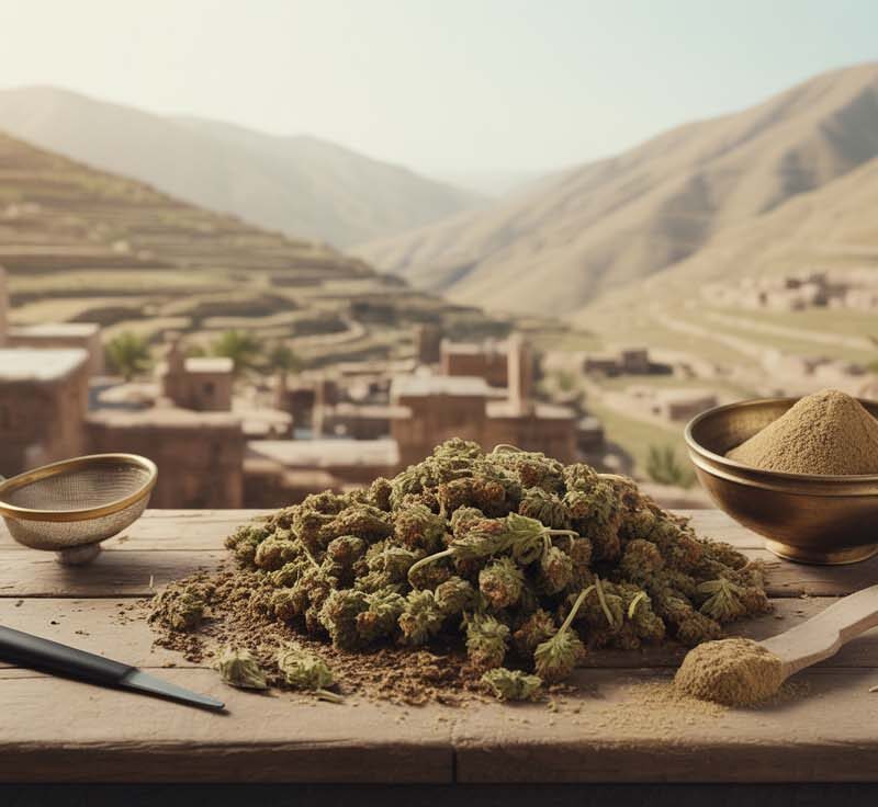 drogas polen o polen de cannabis