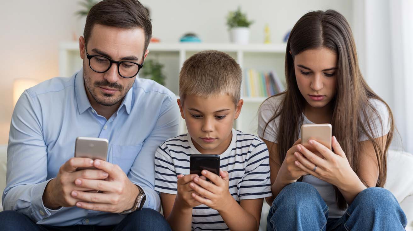Influencia del entorno familiar y social | adiccion al movil