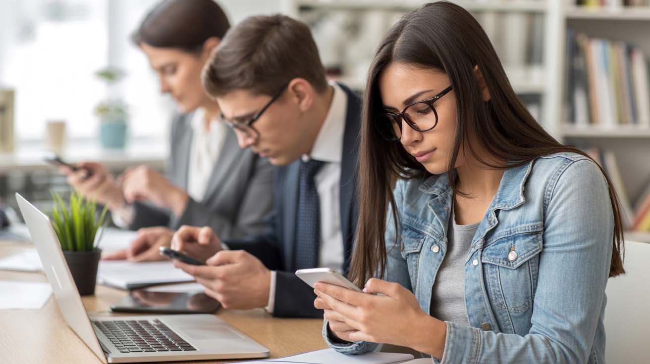Afectacion del rendimiento academico y laboral por enganche al movil | adiccion al movil