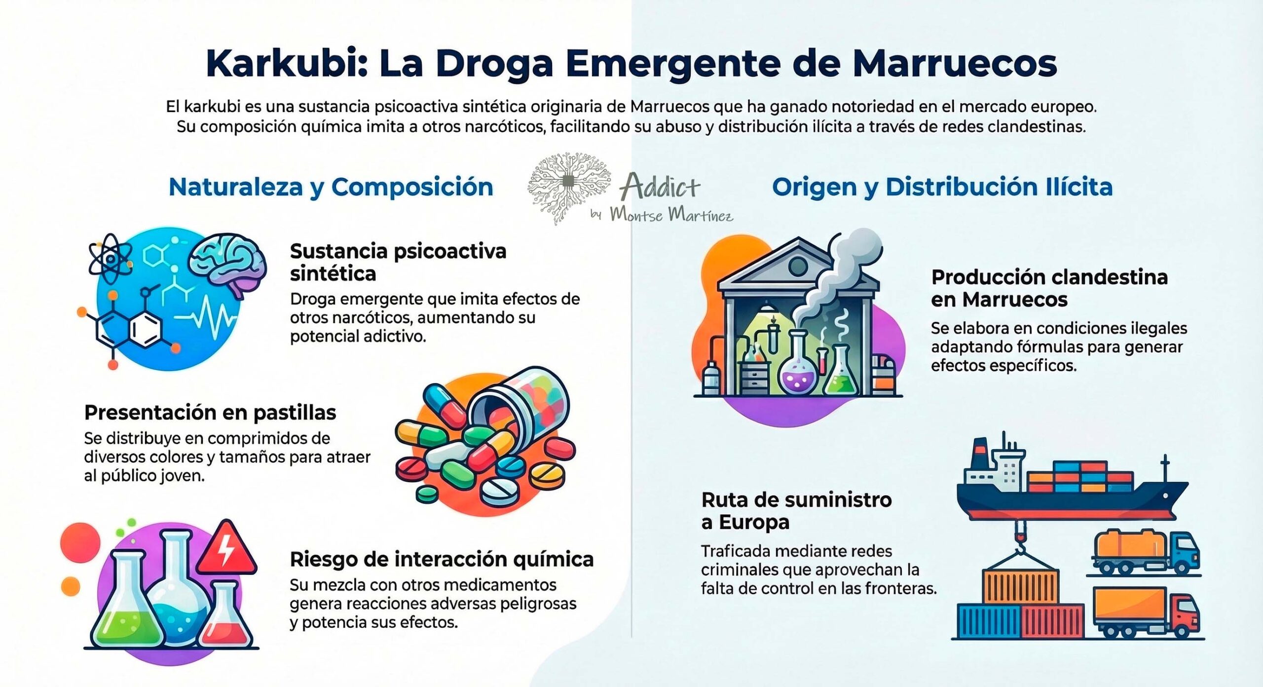 infografia de Addict Badalona sobre que es el karkubi y como se utiliza | karkubi