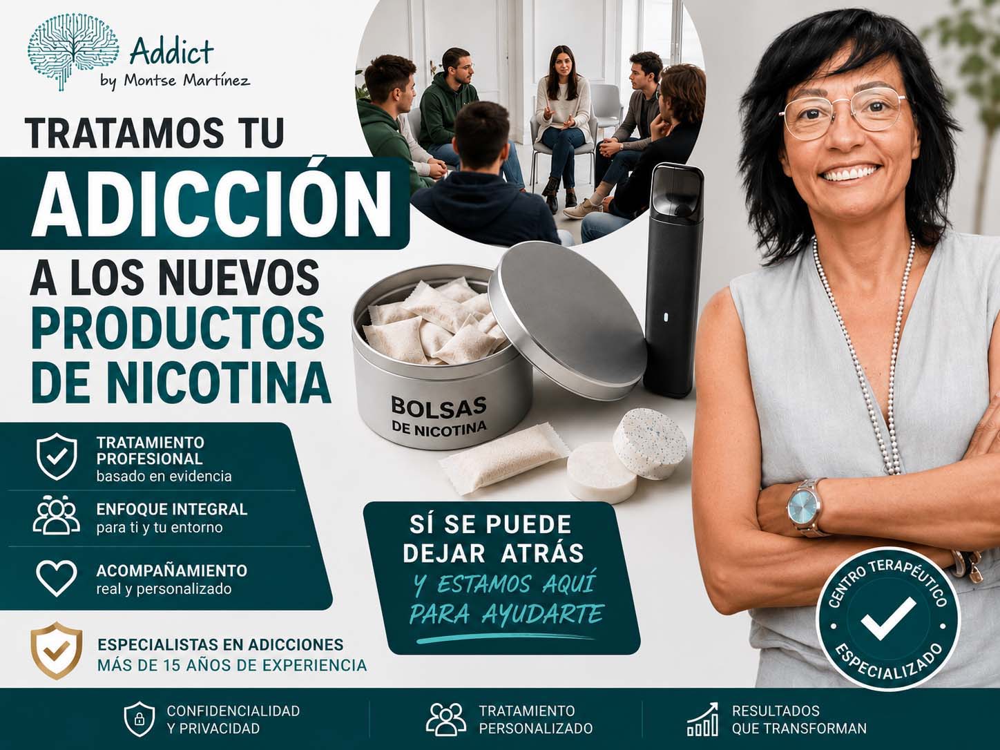 Tratamiento personalizado en adicciones_ por qué no todos los casos se abordan igual | TSN y nuevos productos de nicotina la nueva puerta a la adiccion y como salir con tratamiento especializado