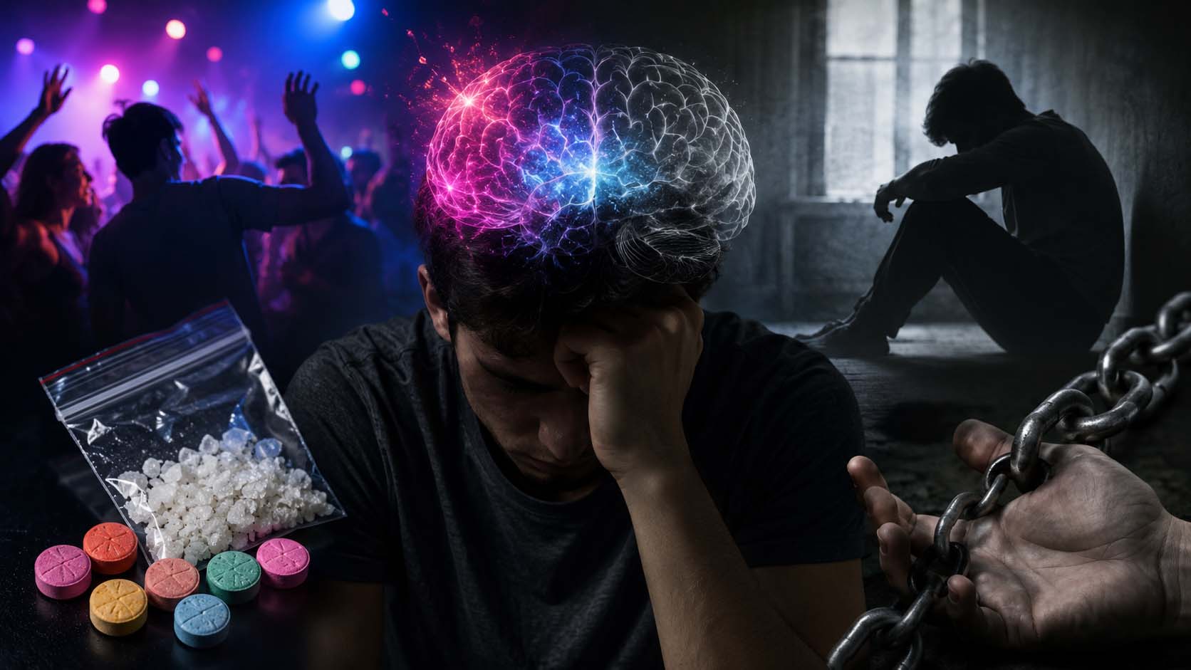 intervalos cortos | El MDMA crea adiccion Todo lo que debes saber