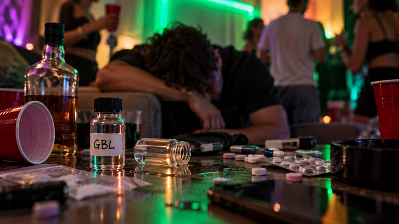 exclusivamente en una droga | gbl
