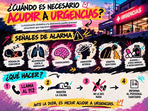 cuando es necesario acudir a urgencias por palida por sobredosis de alcohol | adiccion al alcohol badalona tratamiento personalizado