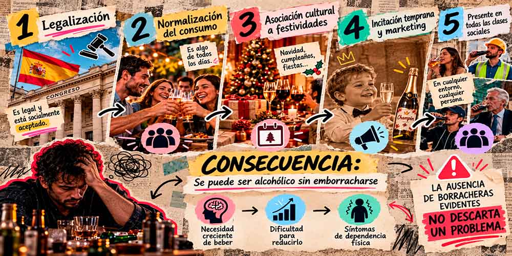 Se puede ser alcoholico sin emborracharse | adiccion al alcohol