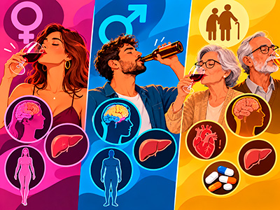 alcoholismo en mujeres, hombres y personas grandes | adiccion al alcohol